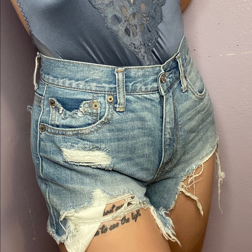 American eagle denim shorts